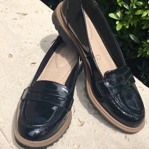 griffin milly patent loafers